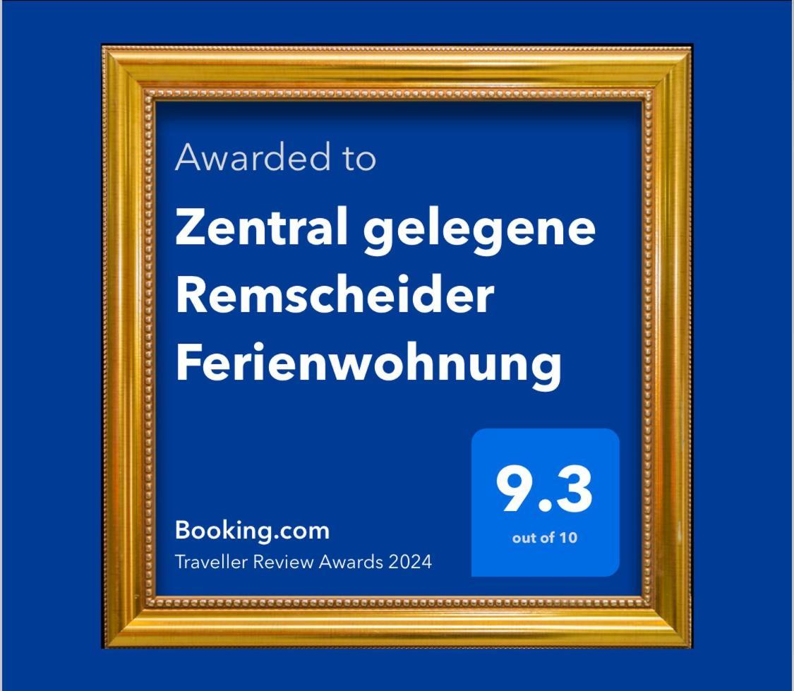 Zentral Gelegene Remscheider Ferienwohnung Dış mekan fotoğraf